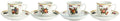 Cup & Saucer Set Of 4