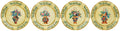 Dessert Plates S/4