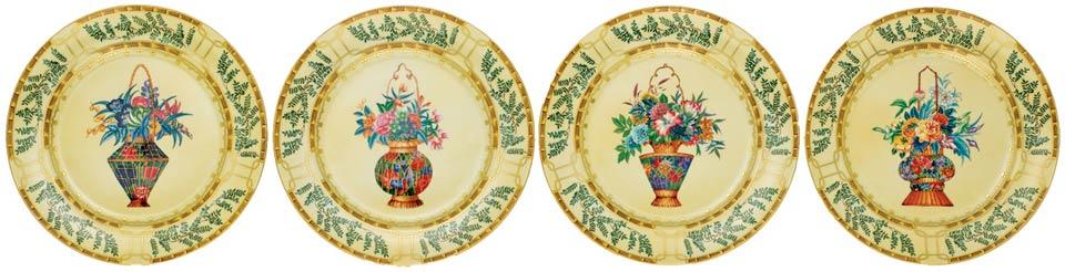 Dessert Plates S/4