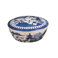 Blue Canton Oval Box