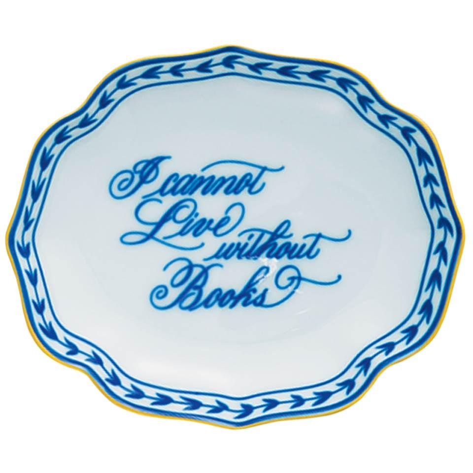 Books Oval  Verse Tray