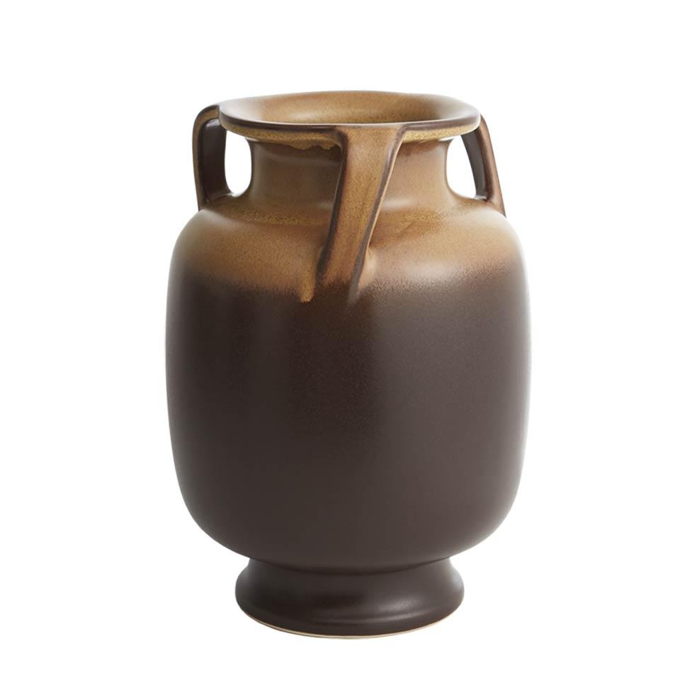 Orion Barrel Jar-Gold &amp; Brown