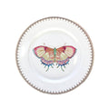 Golden Tear Drop Butterfly Dessert Plate