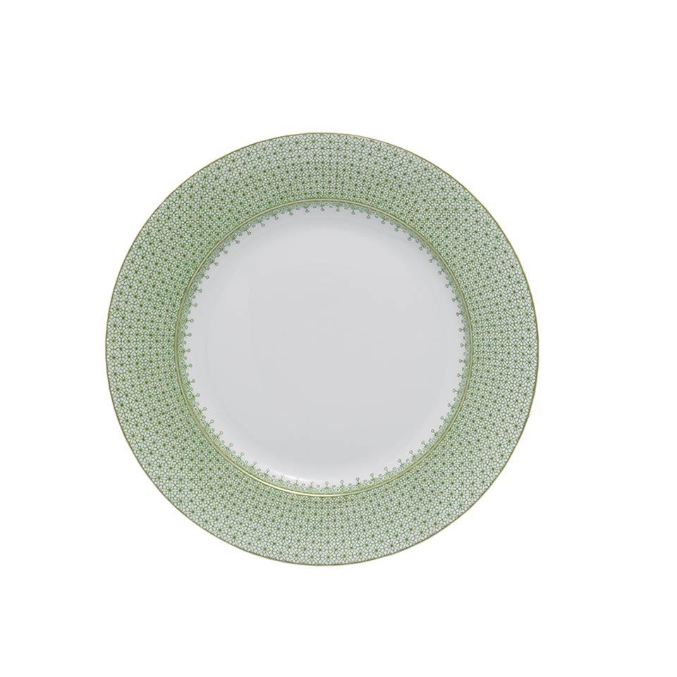 Apple Green Lace Bread &amp; Butter Plate