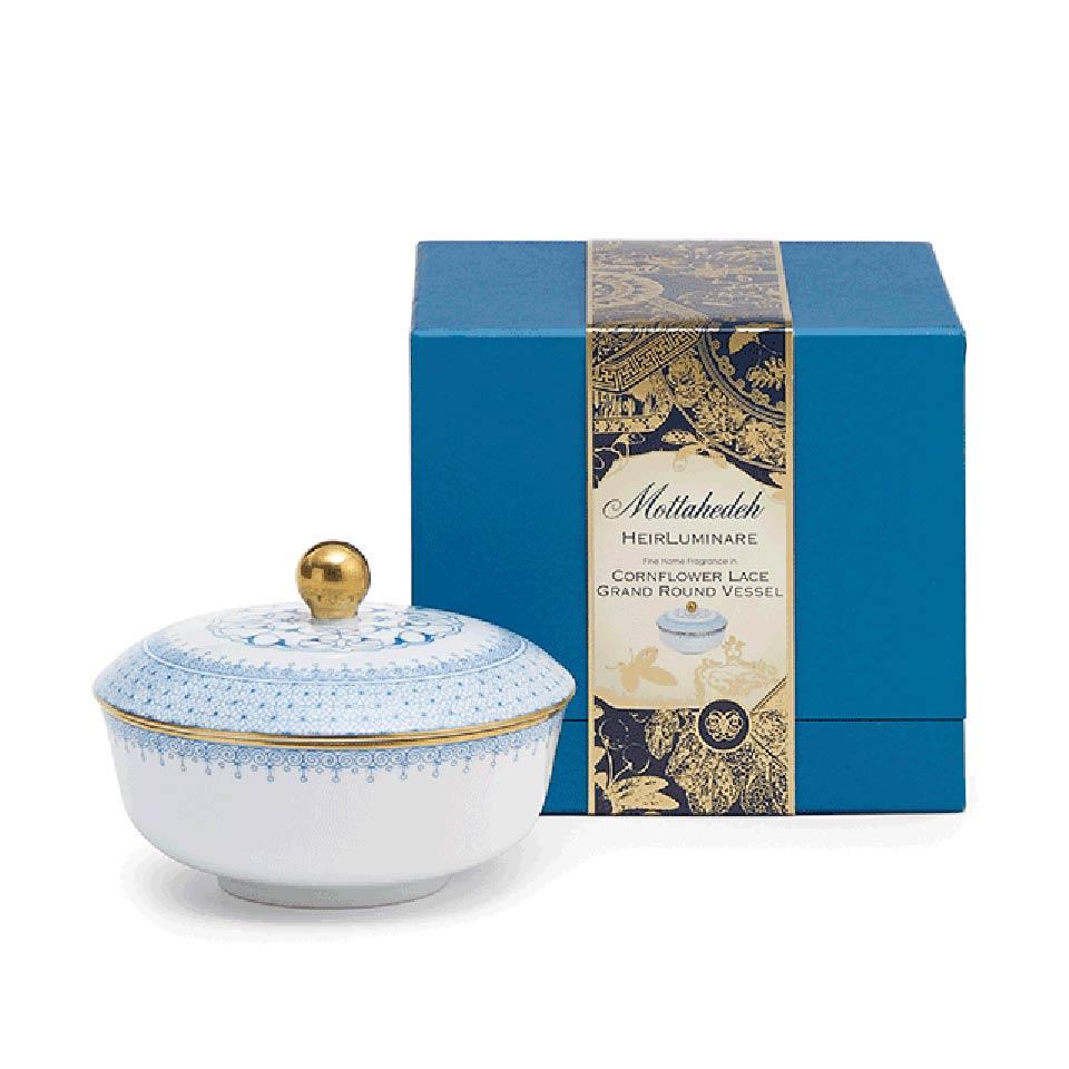Cornflower Lace Grand Round Box