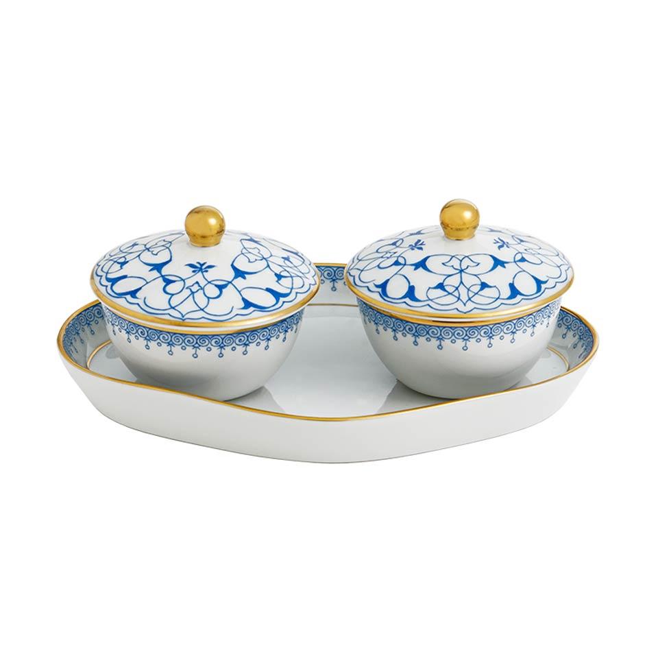 Heirluminare Two Votives W/Tray