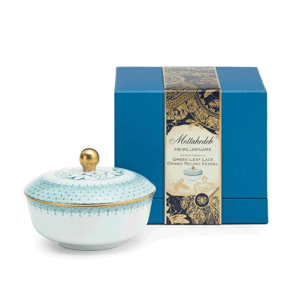 Green Lace Grand Round Box