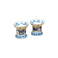 Blue & White Salt & Pepper Set