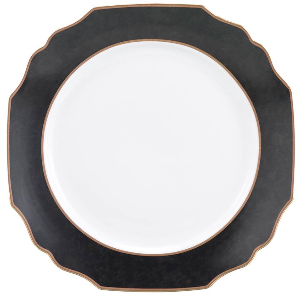 Black Service Plate