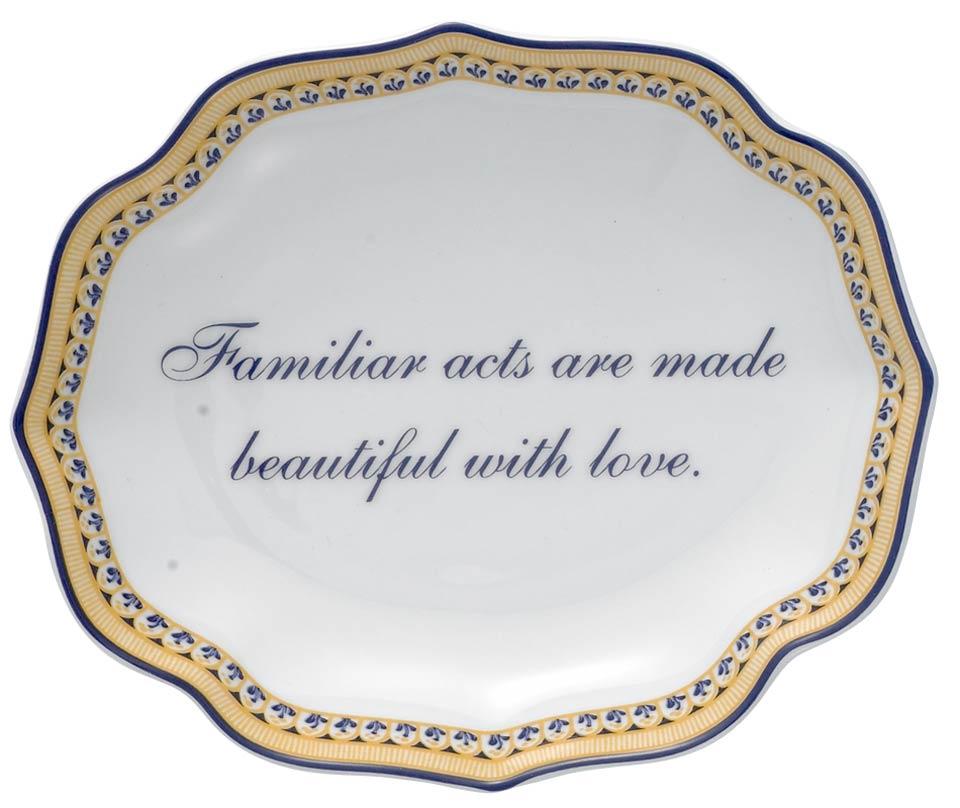 Familiar Acts Are Beautiful Through Love