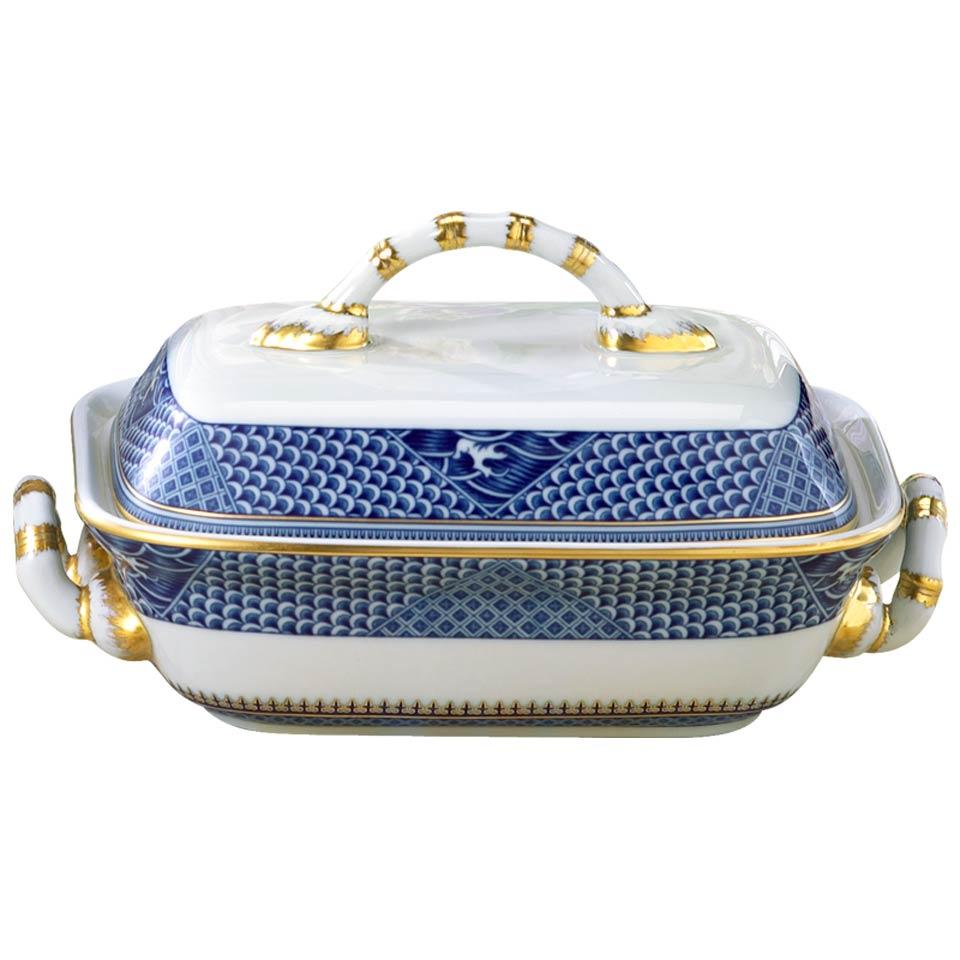 Bamboo Covered Vegetable Dish