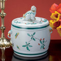 Famille Verte Fu Dog Jar, Large