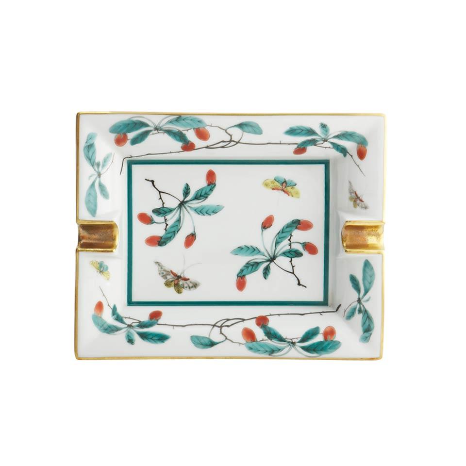 Famille Verte Rectangular Tray, Large