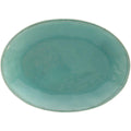 Oval platter, Turquoise