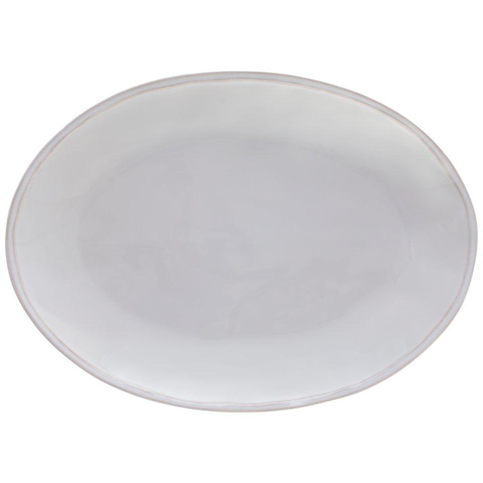 Oval Platter 16", White