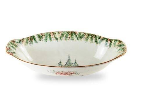 Natale Oval Serving Bowl