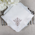 Victorian with Ruffle, White