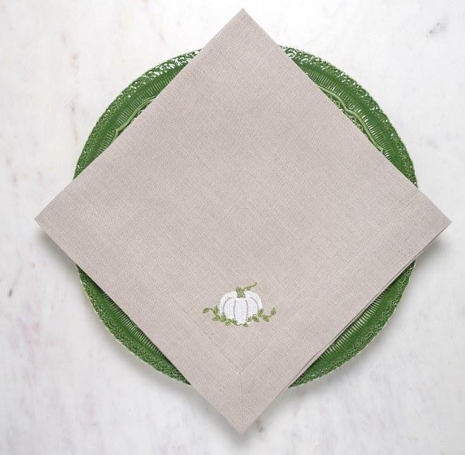Pumpkin, Soft Flax (White/Green)