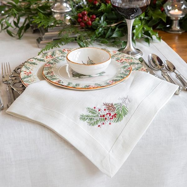 Natale Sprig Napkin 22 x 22
