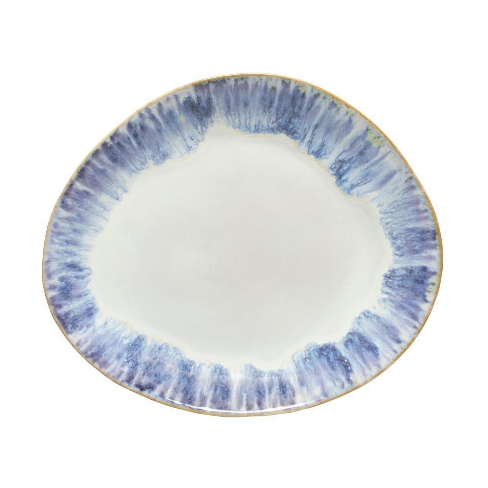Oval Dinner Plate/Platter 11", Ria blue