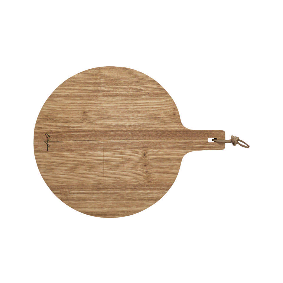 Oak Wood Round Cutting Serving Board
