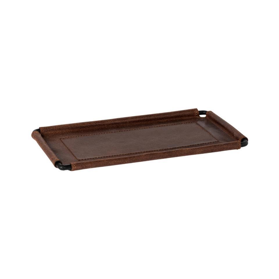 Leather Rect. Tray