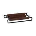 Leather Rect. Tray Basket