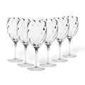 Set 6 water glasses, Clear