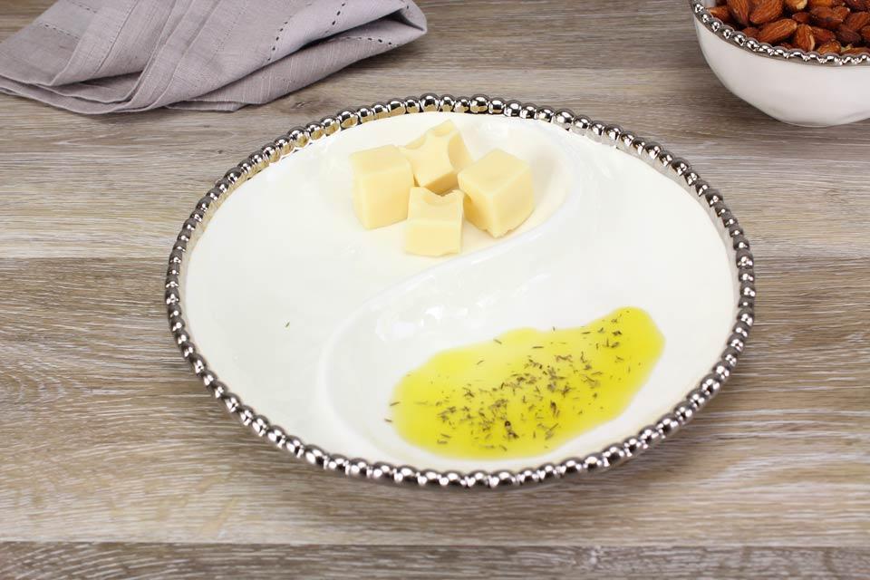 Small 2-Section Platter
