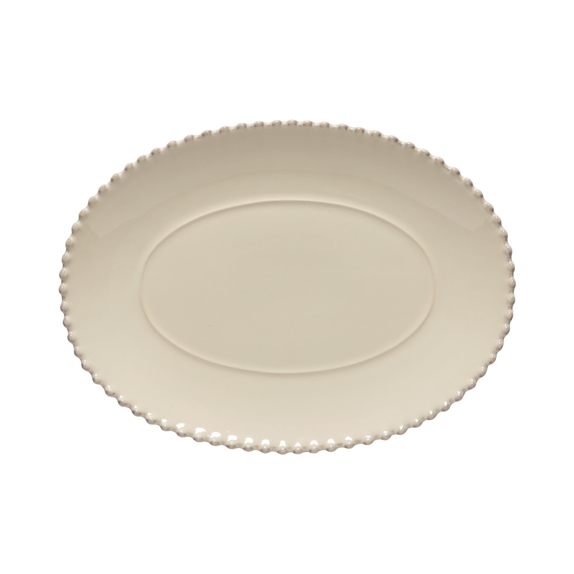 Oval platter, Cream