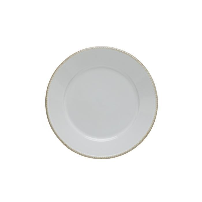 Round Salad Dessert Plate, Cloud White