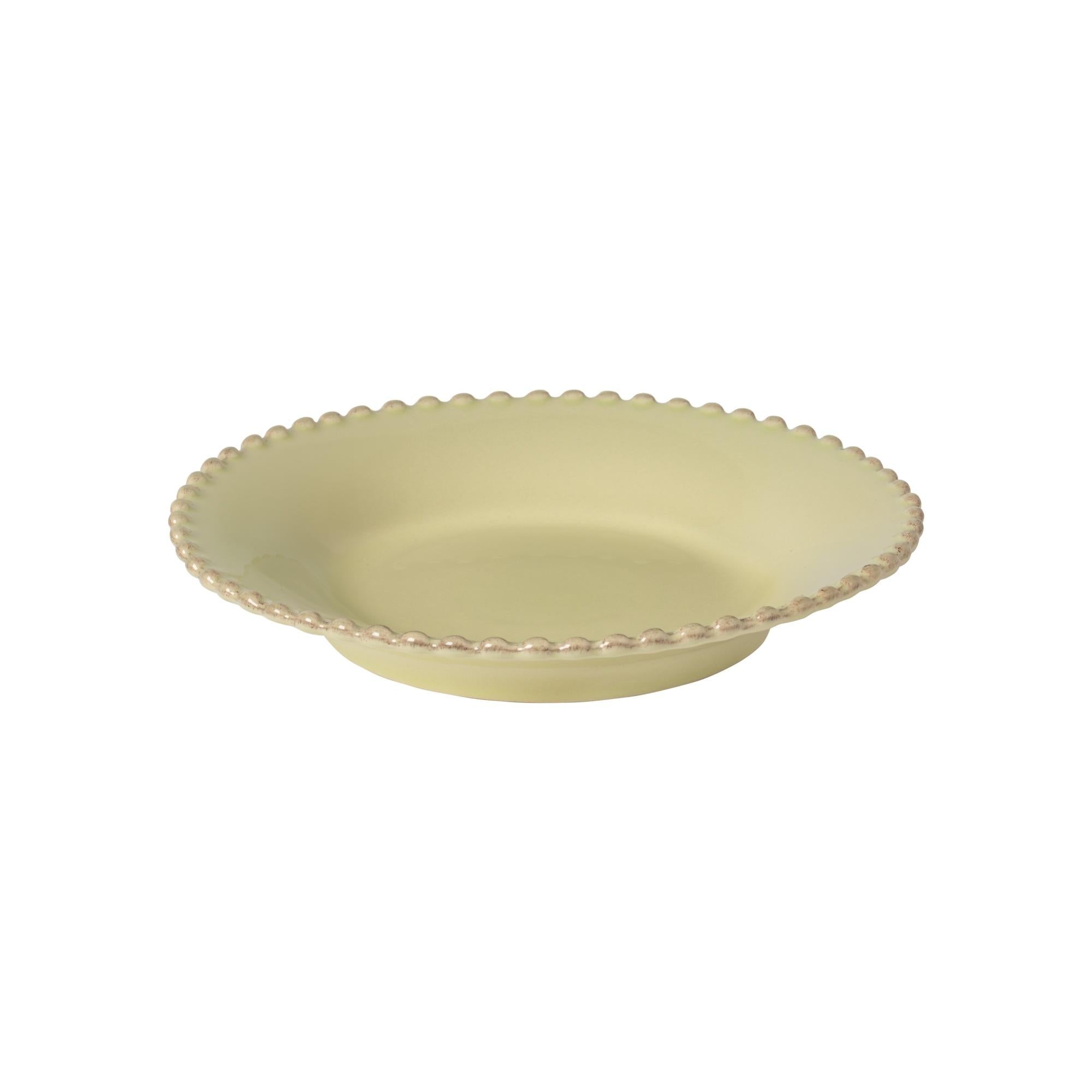 Soup Pasta Plate, Lilly Green