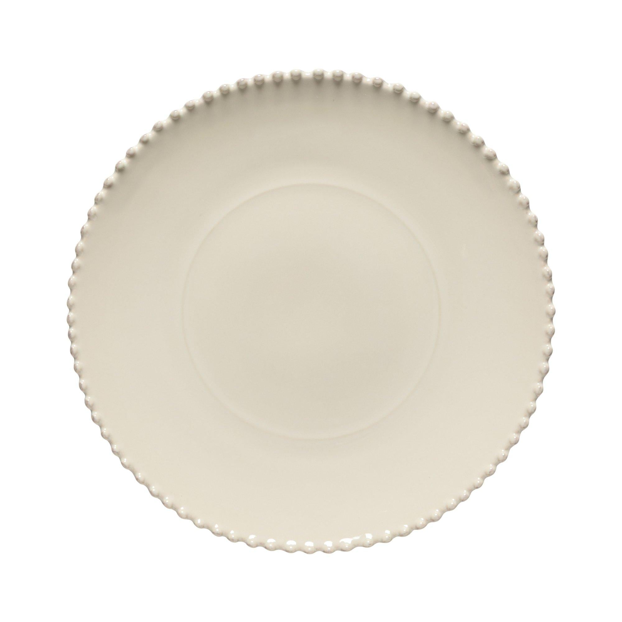 Charger plate Platter, Cream