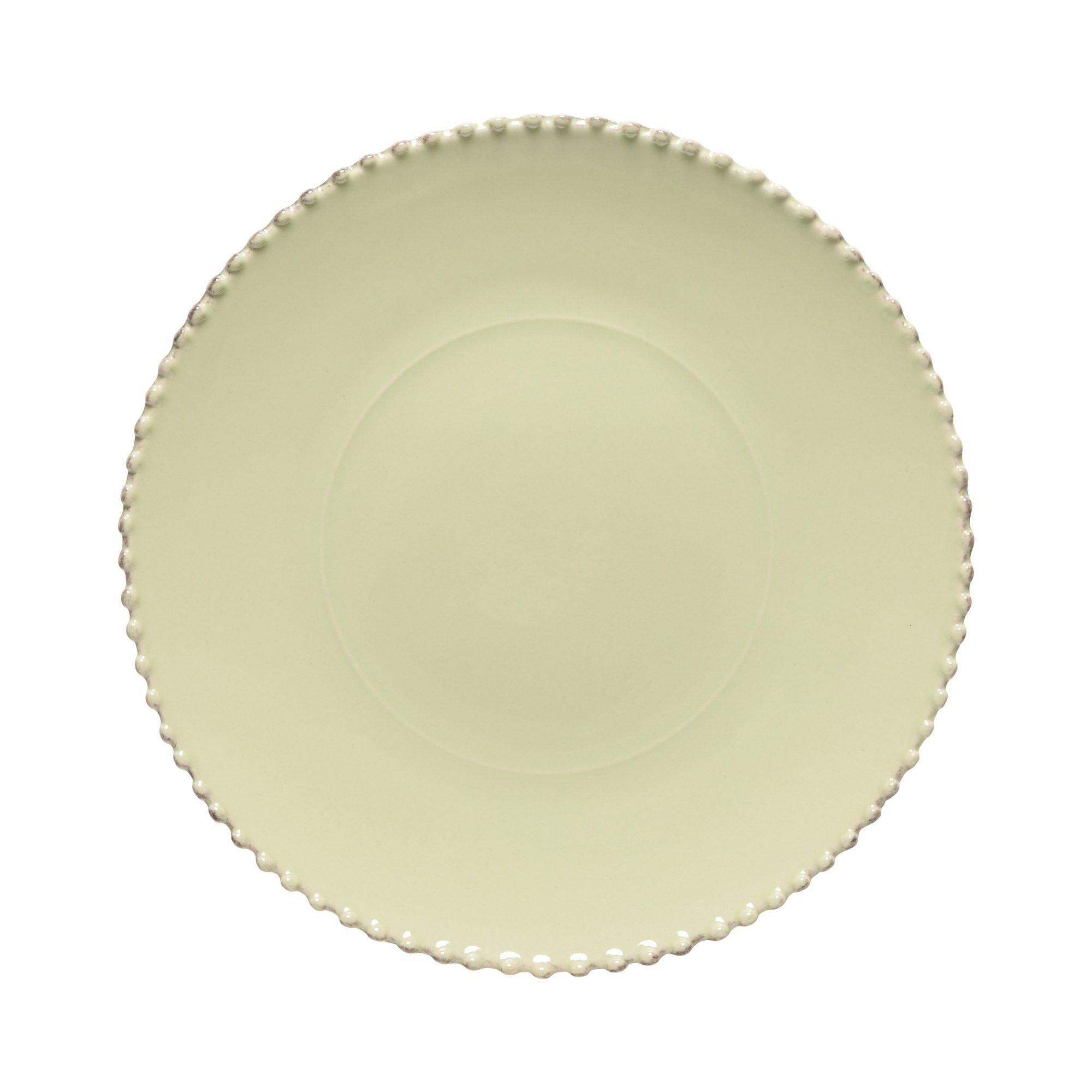 Charger Plate Platter, Lily green