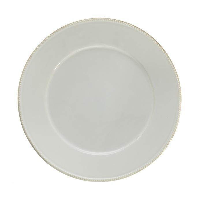 Round Charger Plate Platter, Cloud white