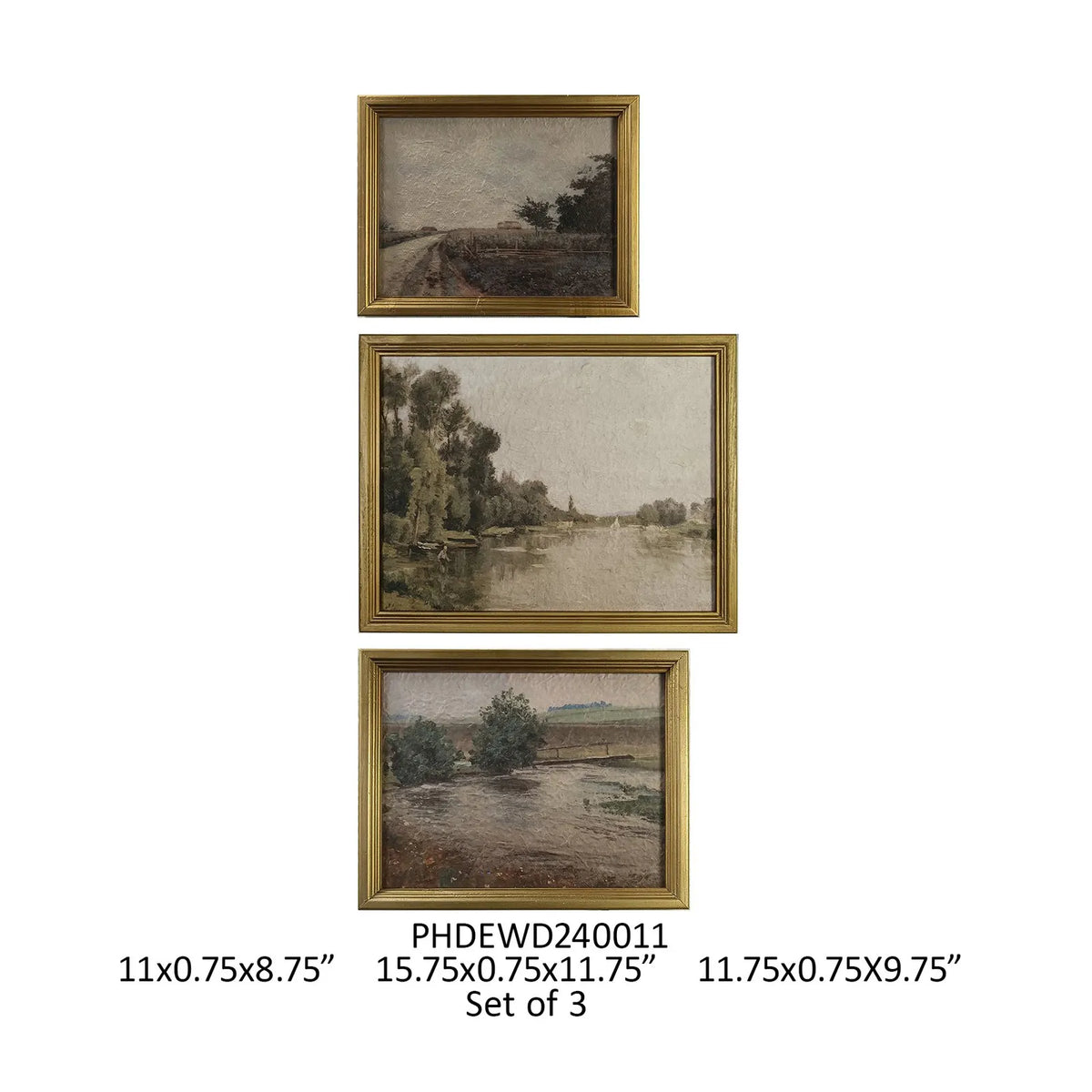 Back Roads Trio Of Collected Prints Set, of 3