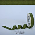 Sage Green Velvet Finishing Ribbon 1"