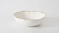 Large Bowl with gold rim