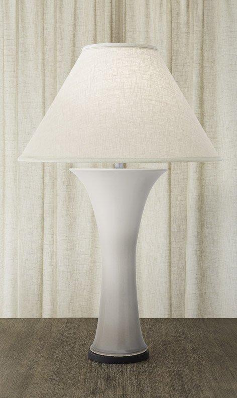 Callalily Lamp White &amp; Gray
