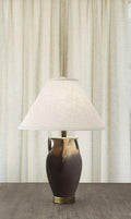 Ewer Lamp Gold & Brown
