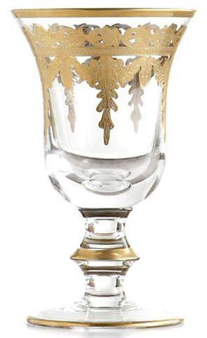 Gold Water/Wine Glass