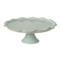 Footed Plate 14", Robin's egg blue