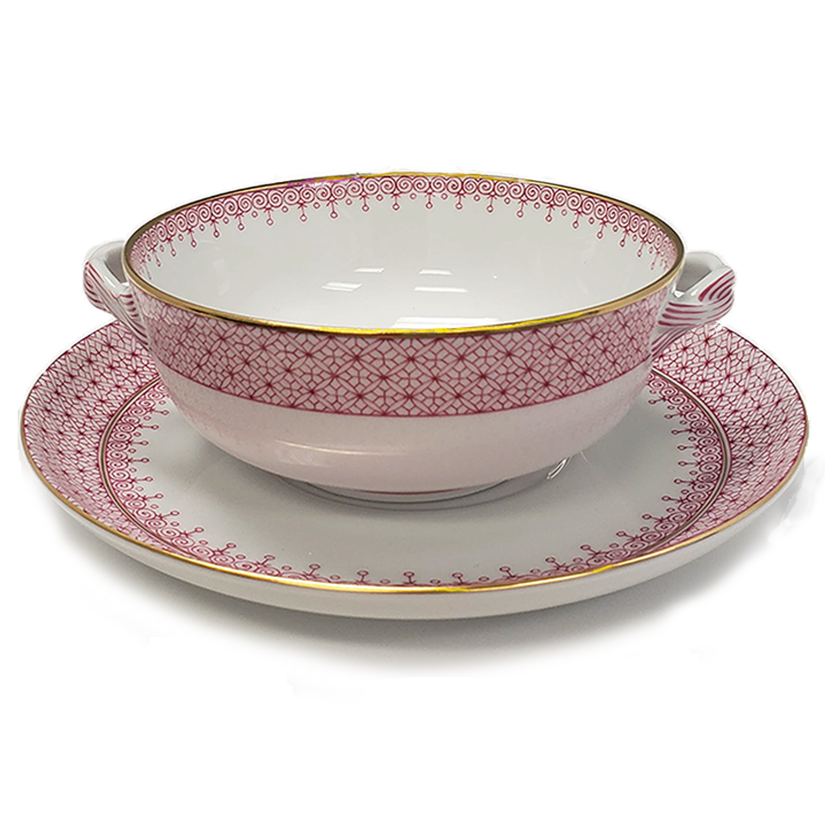 Cream Soup &amp; Saucer