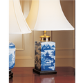 Blue Canton Tea Jar Lamp, Small