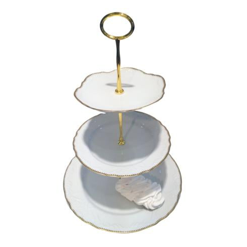 3 Plate Tiered Cake Stand