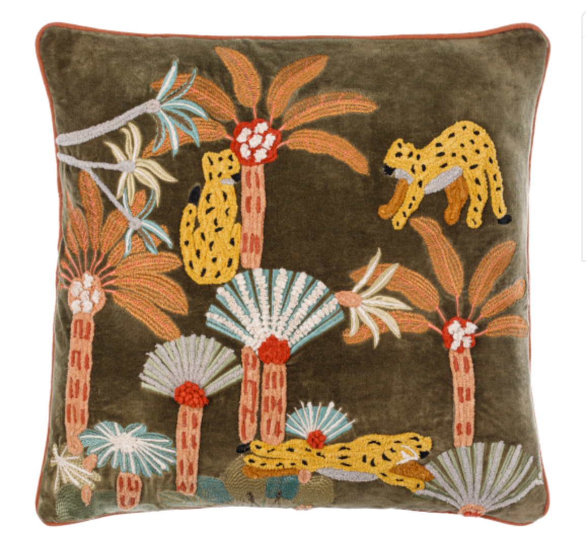 Junglesque Pillow- 20"x20"