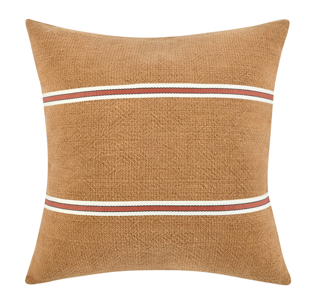 Pryce Chestnut/ Terracotta 22 x 22