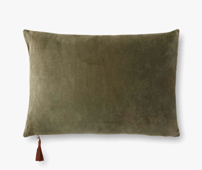 Moss/ Beige Lumbar- 16" x 26"