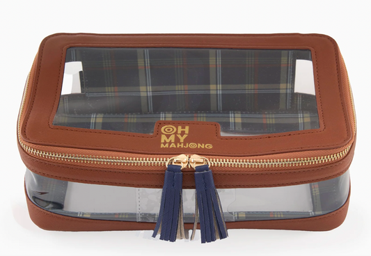 Cognac Tile Storage Bag