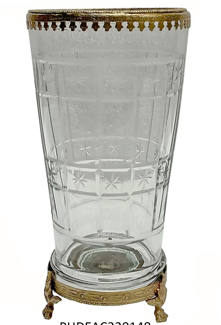 Etched Vanity Vase
